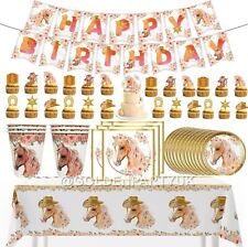 HORSE Birthday Decorations Equestrian Racing Party Supplies Tableware Balloons