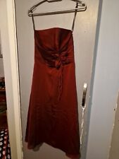 Sassi Holford Bridesmaid Dress Claret Size 12 Strapless