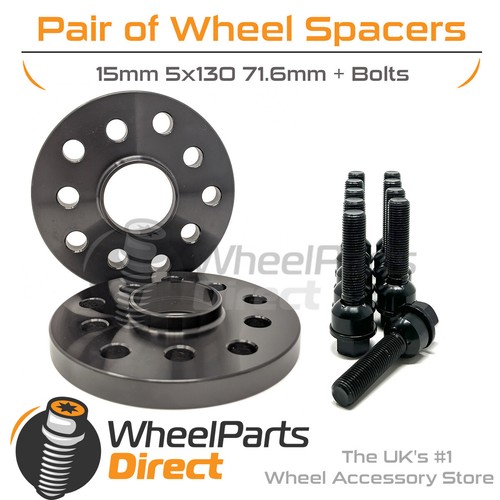 Wheel spacers bolts 15mm - 15mm, for
