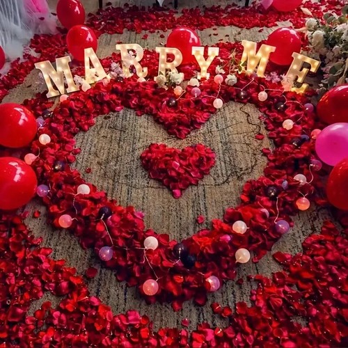 1000 pcs red rose petals - rose, for