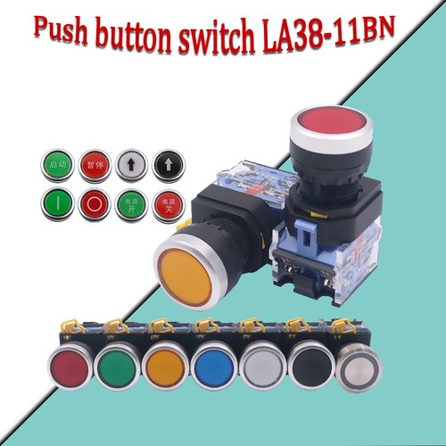 Momentary push button - push,