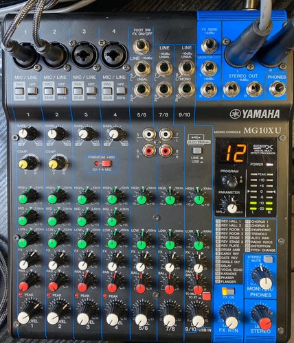 Yamaha mg10xu mixer with - mixer,