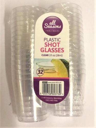 Reusable plastic shot - reusable,