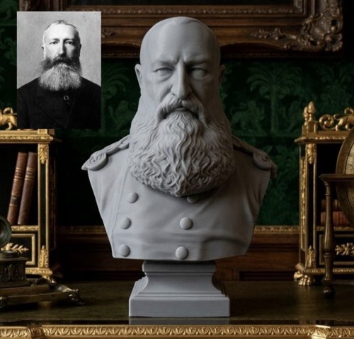 Léopold bust statue - il,