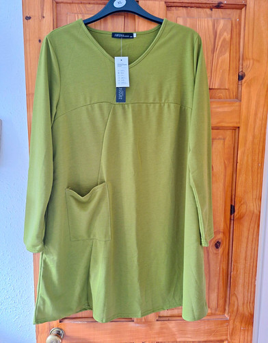 Zanzea green solid neck - zanzea,