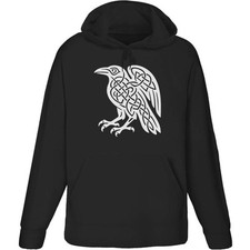 'Celtic Raven' Adult Hoodie / Hooded Sweater (HO055180)