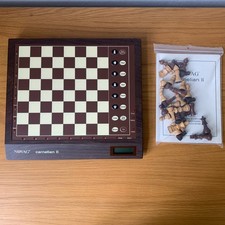 Novag Carnelian II Electronic Chess Computer with 128 Levels Excellent Condition