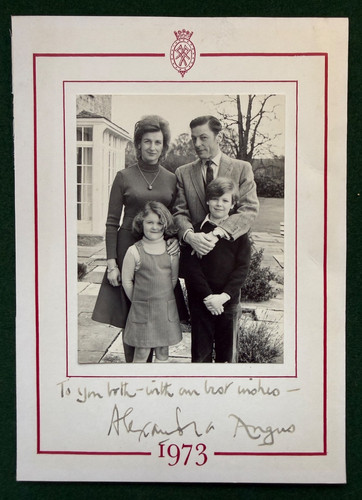 Antique signed christmas - antique, card