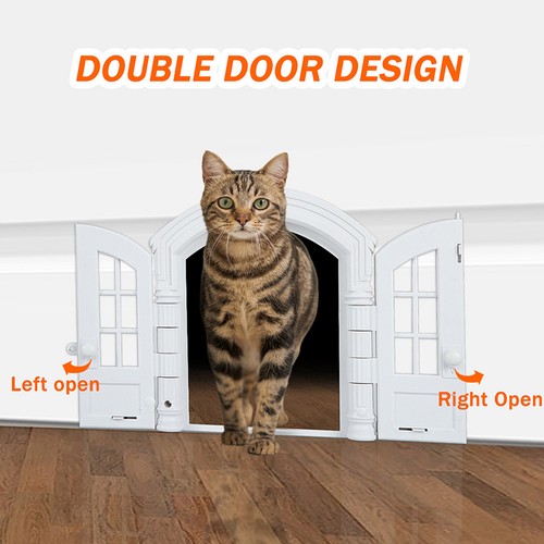 French cat door long - french,