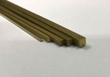 Square Brass bar 1mm, 1.5mm