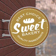 Round LED Light Box Double