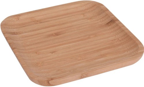 Bamboo wooden serving square - wooden,