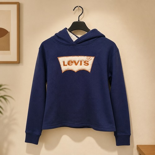 Levi girls navy sweatshirt - girls,