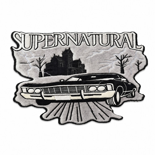 Supernatural impala car rug - supernatural,