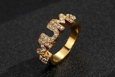 Women 9c Gold Mum Heart Ring
