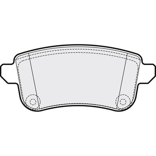 Brake pads set - pads, for
