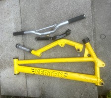 Vintage Vertex Snowbike Snow Ski Bike Frame Made In Canada