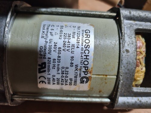 Ubert rotisserie gear motor - gear,