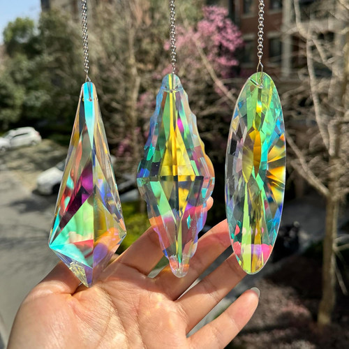 3pcs large crystal sun - 3pcs,