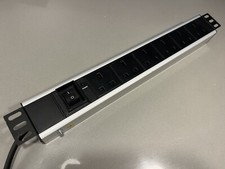 Excel 6 Way Power Strip Plug & Socket suitable for Data Rack Cabinets D13-6H-EXL