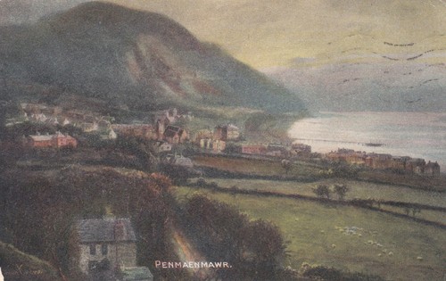 Penmaenmawr 1907 postcard - penmaenmawr.,