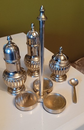Vintage silver plated table - silver,