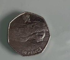 Olympic Swimming 50p Coin 2011