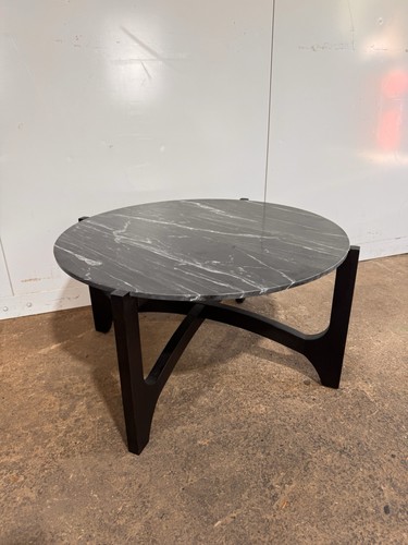 Marble top round coffee - top, table