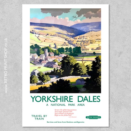 Yorkshire dales poster - br,