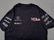 West McLaren Mercedes 1999 F1 Team Mika Hakkinen Style Champion Shirt Mens Issue
