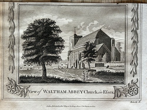 1794 view waltham abbey - 1794, of