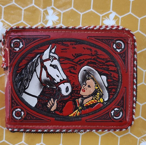 Anne oakley vintage wallet red - oakley,