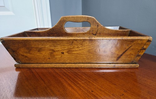 Antique oak kitchen workbox - oak,