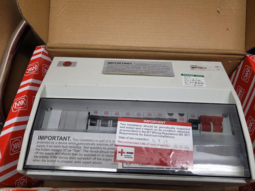 Wylex consumer unit with - unit,