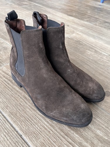 Men brown suede - h&m,