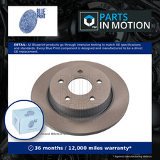 2x Brake Discs Pair Solid fits FORD FOCUS C-MAX TDCi 2.0D Rear 03 to 07 265mm