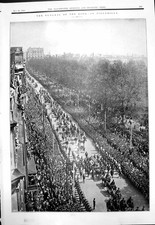 Old Funeral King Piccadilly Marble Arch Paddington Queen Mother 1910 20th