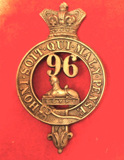 96th Regiment of Foot glengarry badge