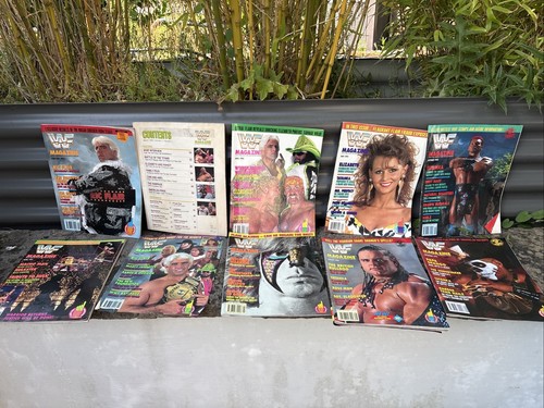 Wwf wwe magazine bundle - wwe,