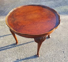 ART DECO BURR WALNUT VENEERED