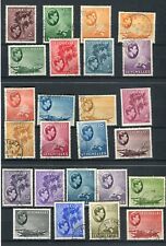 Seychelles KGVI 1938-49 set of 25 SG135/49 fine used