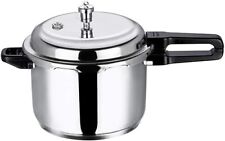 Vinod Stainless Steel Pressure Cooker Induction Base OUTSIDE fitting Lid