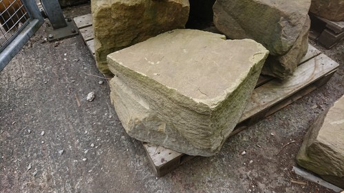 Large rock sandstone stone - sandstone,