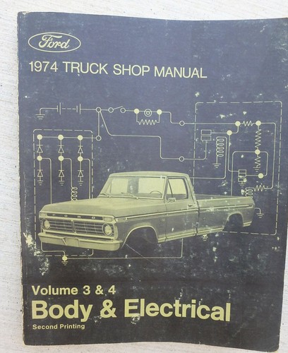 1974 ford truck shop manual - ford,