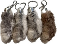 4-Piece Authentic Rabbit Foot