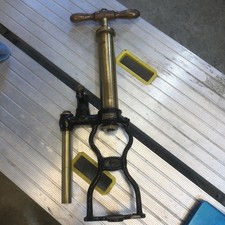 Vintage brass and cast - vintage, cast-iron