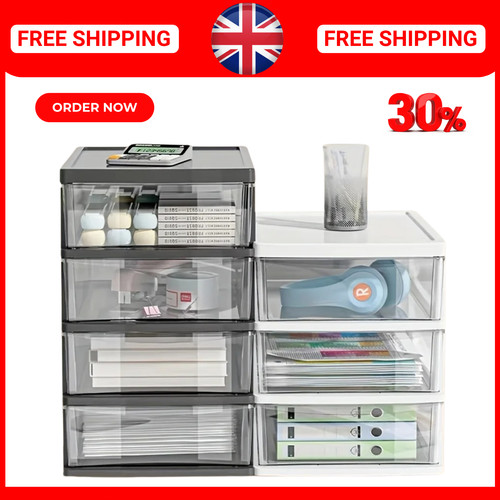 Plastic storage drawers - a4,