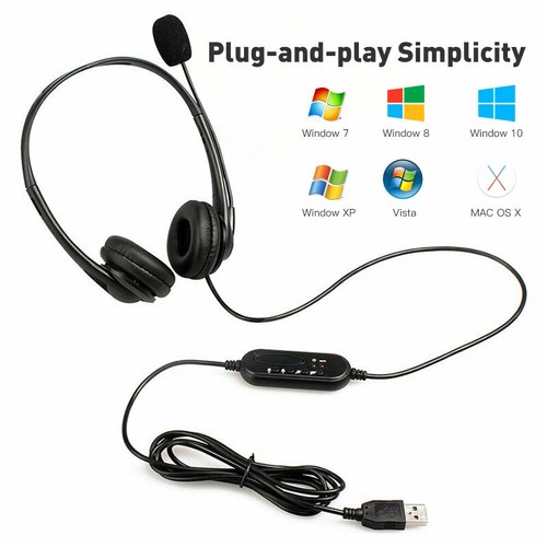 Usb headset headphones wired - usb,