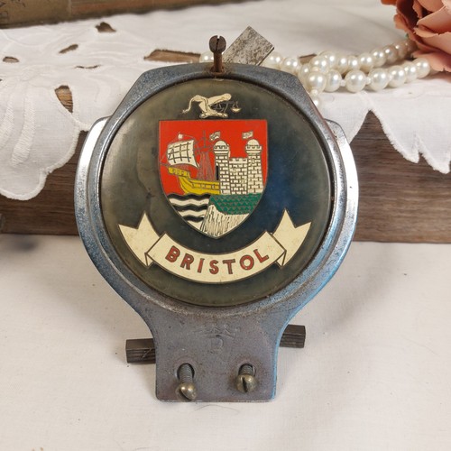 Vintage bristol car badge - bristol,