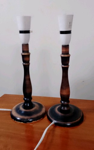 Matching pair vintage - vintage, turned